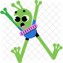 Freundliche Alien Figur  Symbol