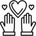 Freundlichkeit Mitgefuhl Fursorge Symbol