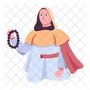 Friar Fantasy Character Fantasy Person Icône