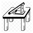 Friction Experiment Testing Physics Icon