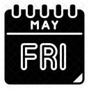 May Friday Calendar Icon