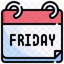 Friday Friday Calendar Event Icon
