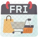 Friday Shopping Clearance Icon