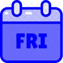 Friday Calendar  Icon