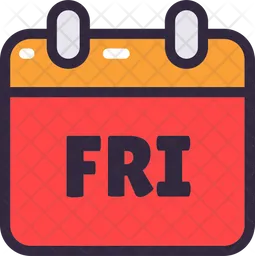 Friday Calendar  Icon