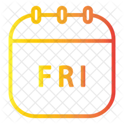 Friday calendar  Icon