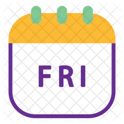 Friday calendar  Icon