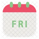 Friday calendar  Icon