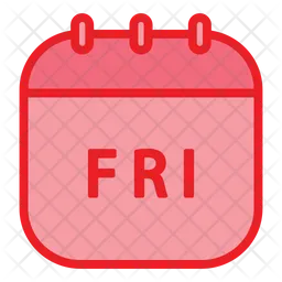 Friday calendar  Icon