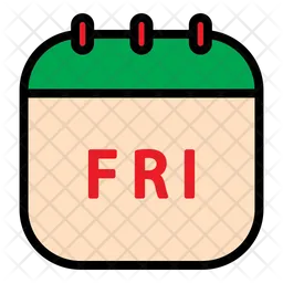 Friday calendar  Icon