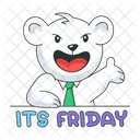 Its Friday Friday Feeling Feeling Happy Icon