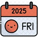 Friday Calendar Time Icon