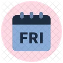 Friday Day Week Icon