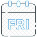 Friday Weekend Day Icon