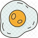 Fried Egg Yolk Icon