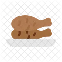 Fried Meat Meal Icon