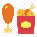 Chicken Friedchicken Fastfood Icon