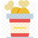 Fried Chicken Crispy Icon
