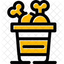 Fried Chicken Crispy Icon