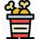 Fried Chicken Crispy Icon