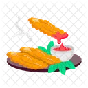 Fast Food Stickers Junk Food Street Food Icon