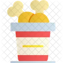 Fried Chicken Crispy Icon