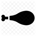 Chicken Leg Piece Fried Chicken Food Icon