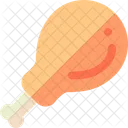 Chicken Crispy Fried Icon