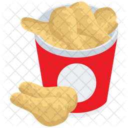 Fried Chicken Wings Icon