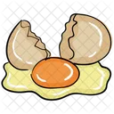 아침 식사 음식 계란 아이콘