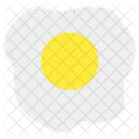 Fried Egg Bread Breakfast Icon