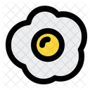 Sunny Side Up Food Egg Icon