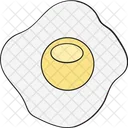 Fried Egg Breakfast Cooked Egg Icon