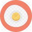 Fried Egg Breakfast Frying Pan Icon