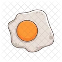 Fried Egg Egg Food Icône