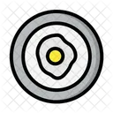 Fried Egg Protein Food Icon