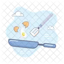 Fried Egg Breakfast Fried Icon