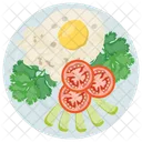 Salad Fresh Egg Icon