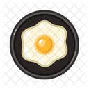 Fried Eggs Food Meal Icon