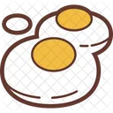 Fried Eggs Eggs Food Icon