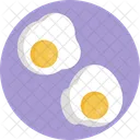 Keto Diet Fried Eggs Eggs Icon