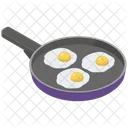 Fried Eggs Breakfast Eggs Pan Icon