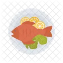 Fish Seafood Dish Icon