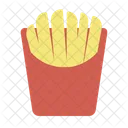 Fried Potato Food Meal Icon