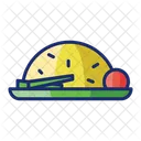 Fried Rice Food Drink Icon