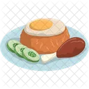 Rice Egg Fried Icon