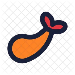 Fried shrimp  Icon