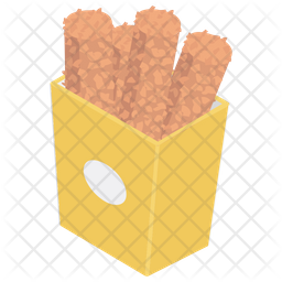 Fried Snacks Icon