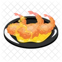 Fried Spicy Shrimp Icon