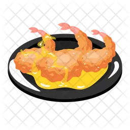 Fried Spicy Shrimp  Icon